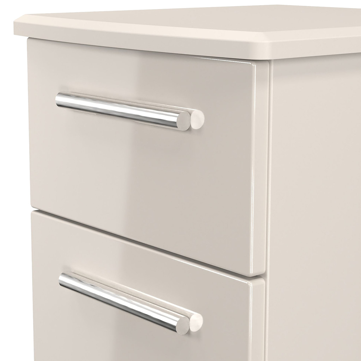 Penmere 2 Drawer Bedside Cashmere from Roseland Furniture