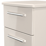 Penmere 2 Drawer Bedside Cashmere from Roseland Furniture
