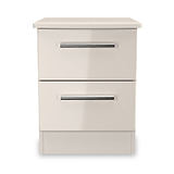 Penmere 2 Drawer Bedside Cashmere from Roseland Furniture