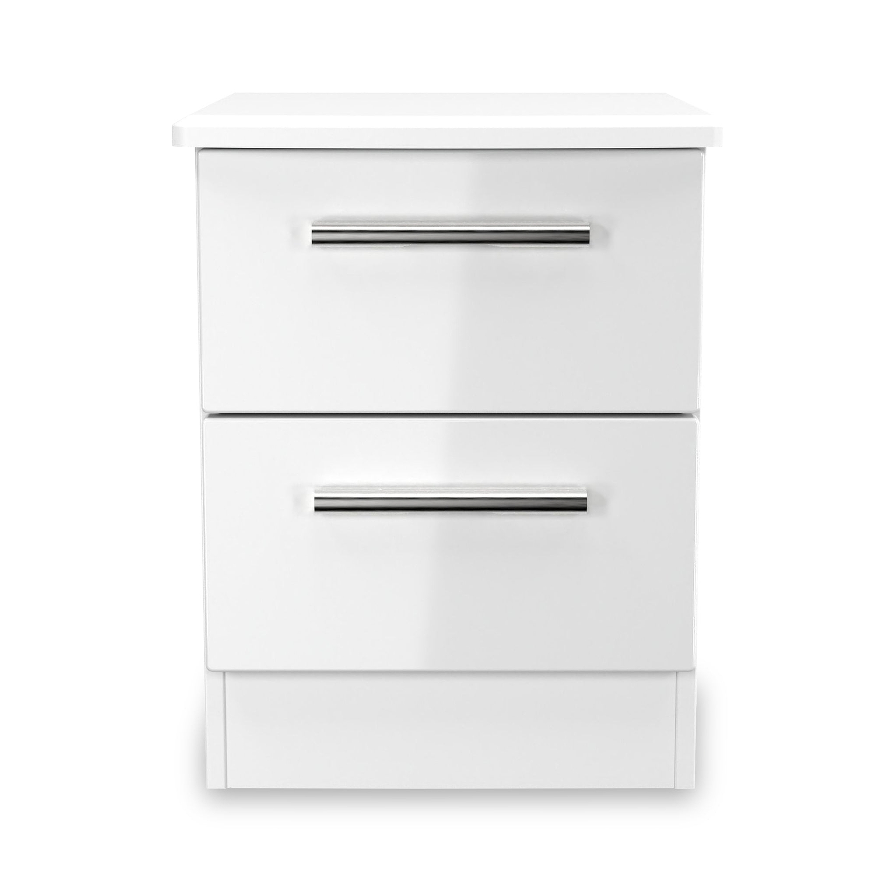 Penmere 2 Drawer Bedside White from Roseland Furniture
