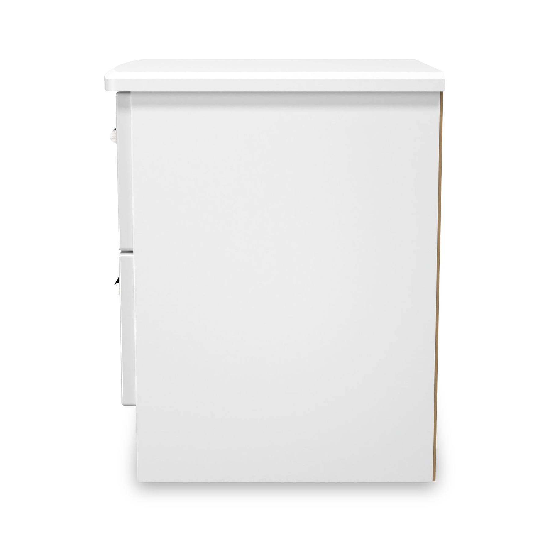 Penmere 2 Drawer Bedside White from Roseland Furniture