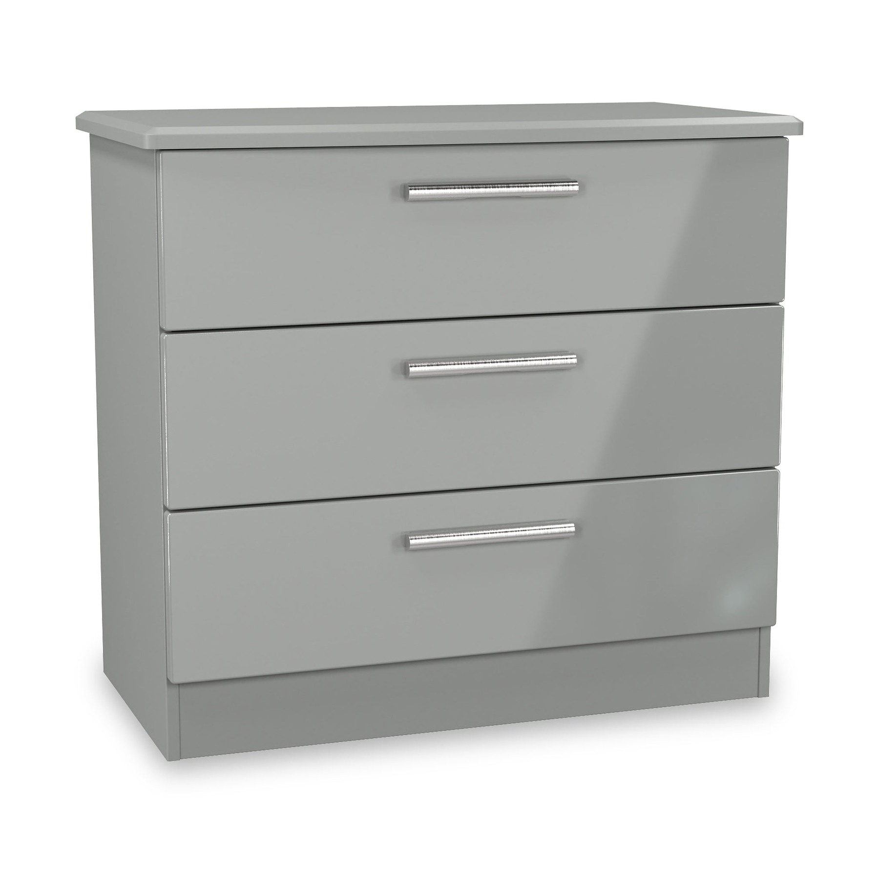 Penmere 3 Drawer Chest Grey from Roseland Furniture