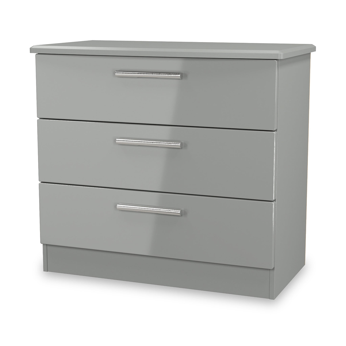 Penmere 3 Drawer Chest Grey from Roseland Furniture