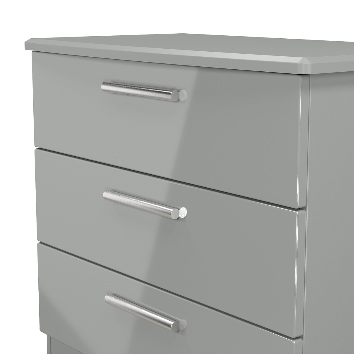 Penmere 3 Drawer Chest Grey from Roseland Furniture