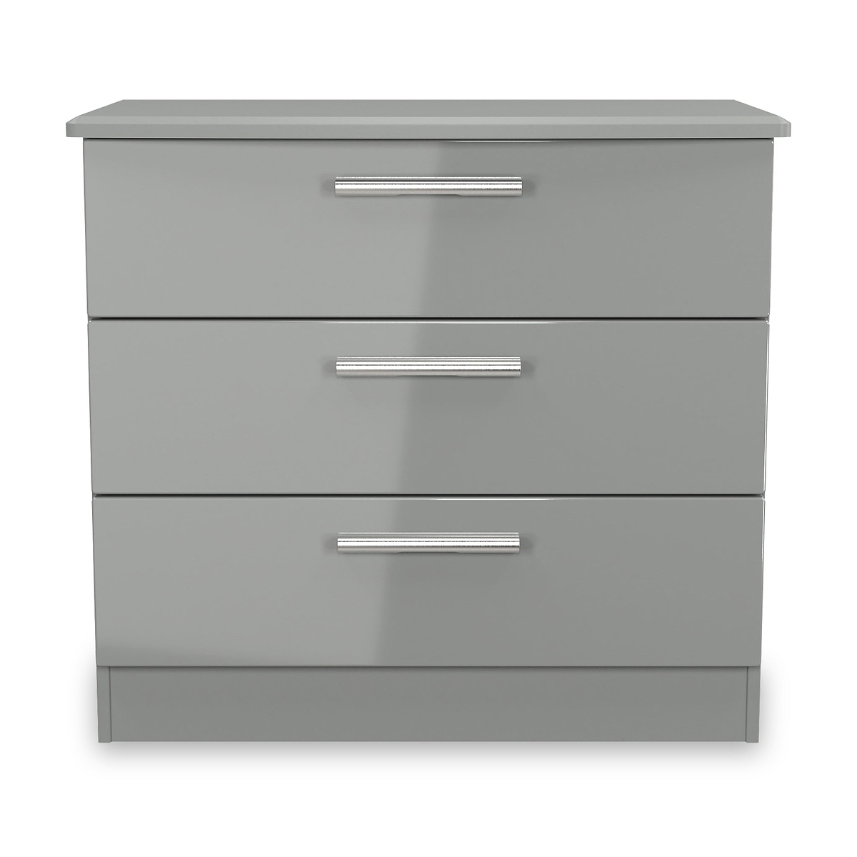 Penmere 3 Drawer Chest Grey from Roseland Furniture