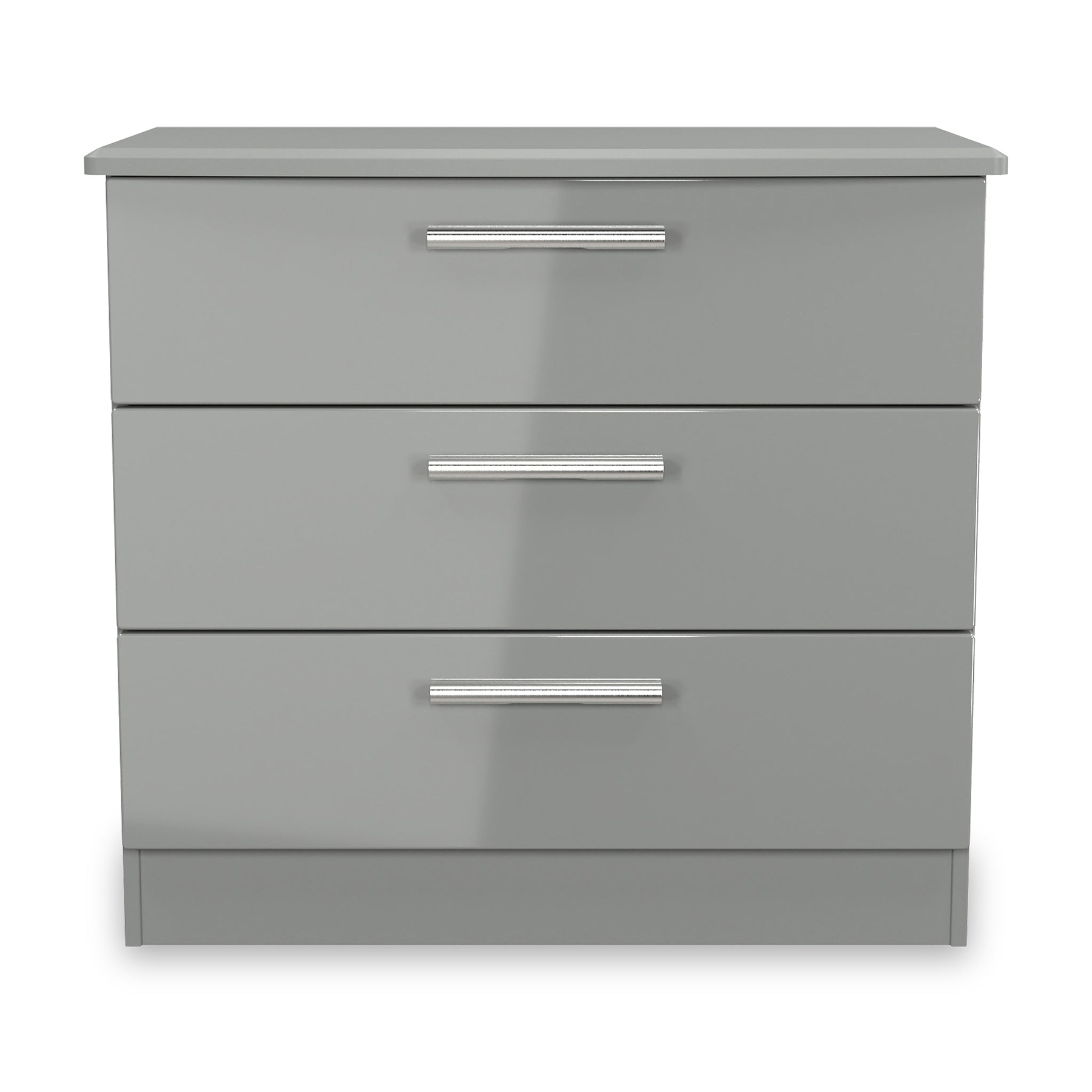 Penmere 3 Drawer Chest Grey from Roseland Furniture