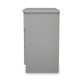 Penmere 3 Drawer Chest Grey from Roseland Furniture