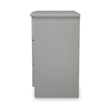 Penmere 3 Drawer Chest Grey from Roseland Furniture