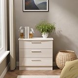 Penmere 3 Drawer Chest Cashmere from Roseland Furniture