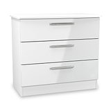 Penmere 3 Drawer Chest White from Roseland Furniture