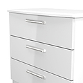 Penmere 3 Drawer Chest White from Roseland Furniture