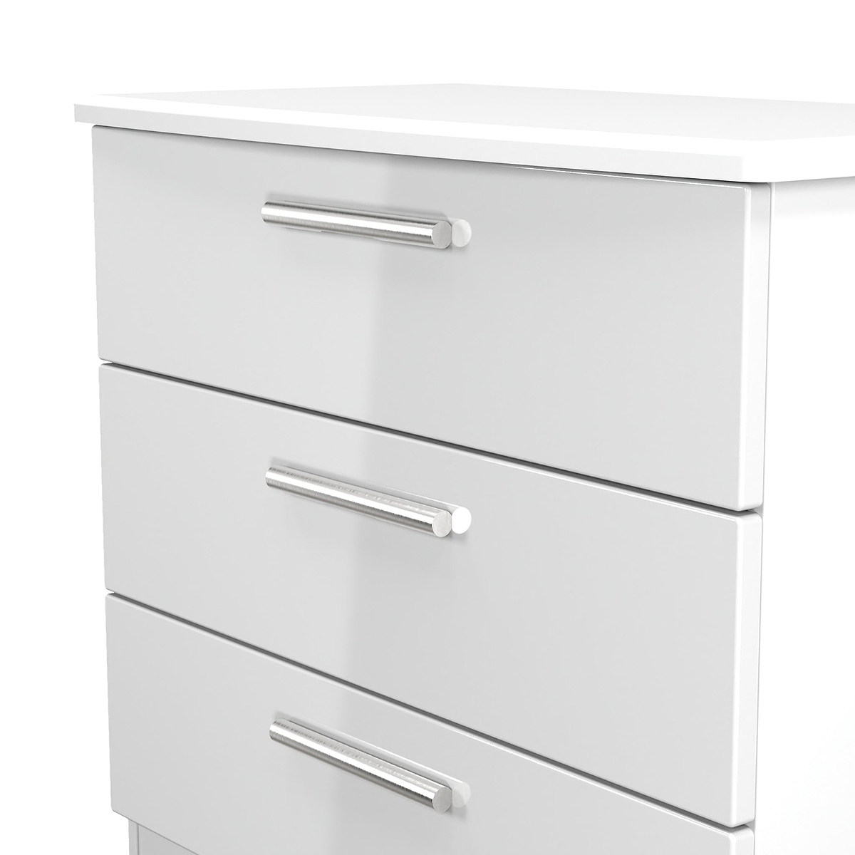 Penmere 3 Drawer Chest White from Roseland Furniture