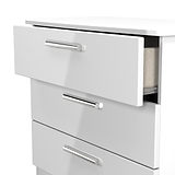 Penmere 3 Drawer Chest White from Roseland Furniture