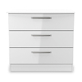 Penmere 3 Drawer Chest White from Roseland Furniture