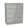 Penmere 4 Drawer Chest Grey from Roseland Furniture