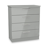 Penmere 4 Drawer Chest Grey from Roseland Furniture