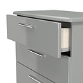 Penmere 4 Drawer Chest Grey from Roseland Furniture