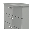 Penmere 4 Drawer Chest Grey from Roseland Furniture