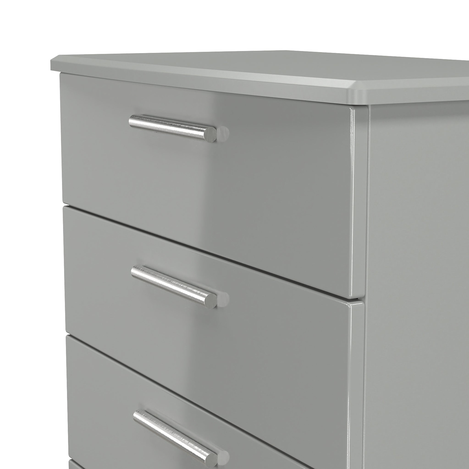 Penmere 4 Drawer Chest Grey from Roseland Furniture