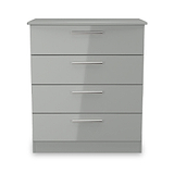 Penmere 4 Drawer Chest Grey from Roseland Furniture
