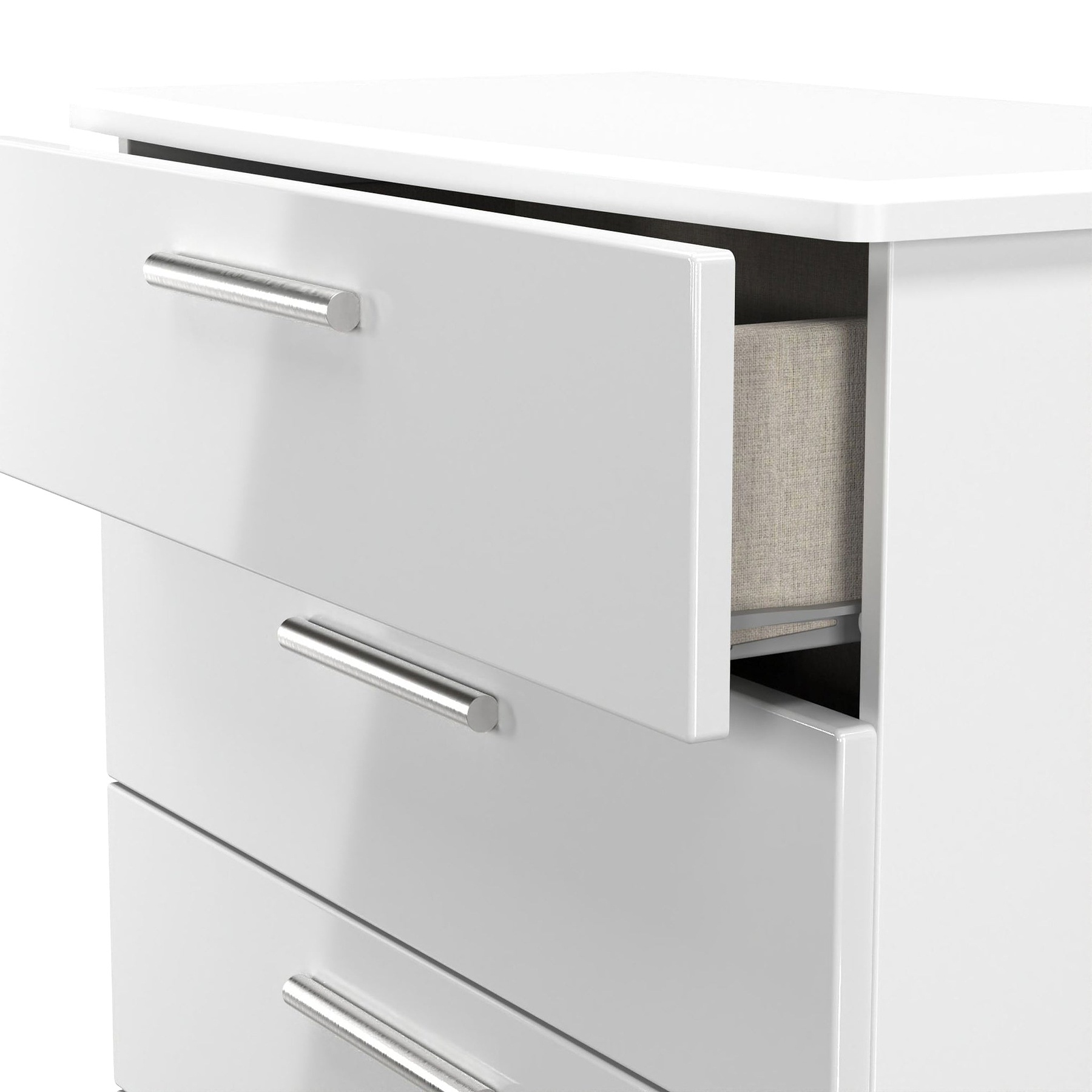 Penmere 4 Drawer Chest White from Roseland Furniture
