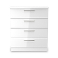 Penmere 4 Drawer Chest White from Roseland Furniture