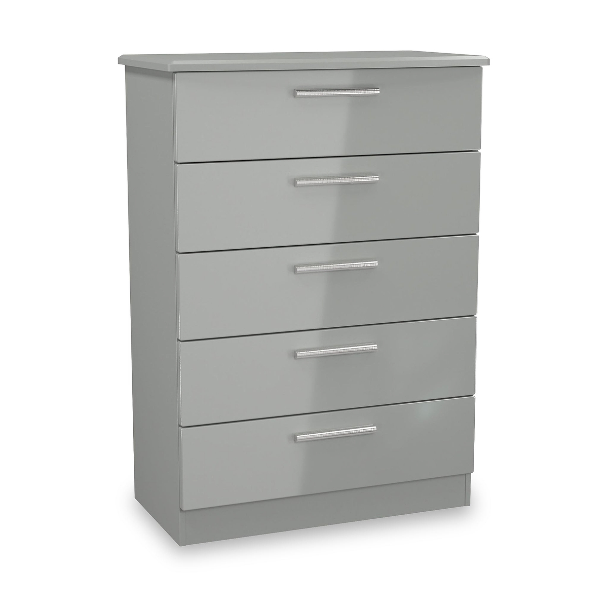 Penmere 5 Drawer Chest Grey from Roseland Furniture