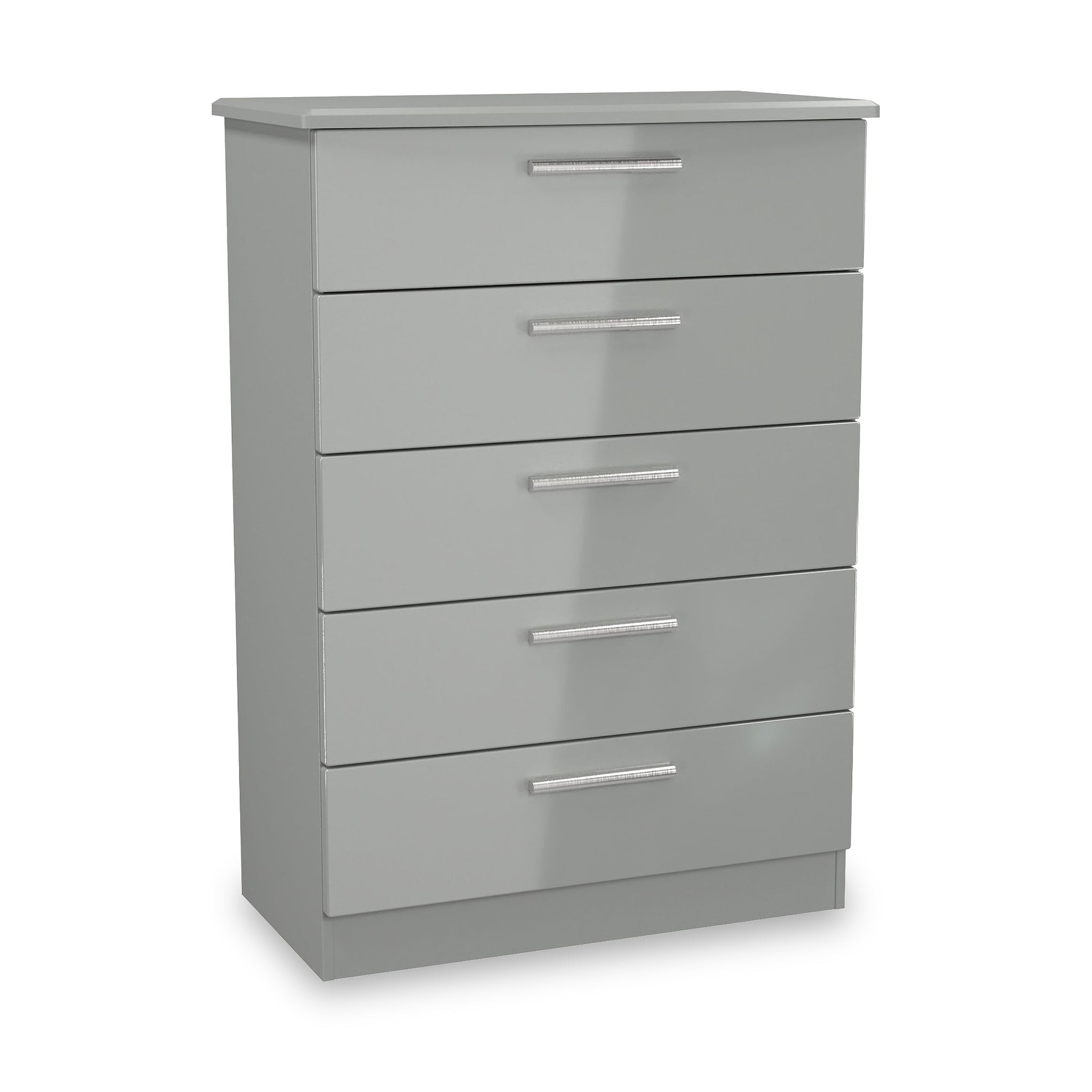 Penmere 5 Drawer Chest Grey from Roseland Furniture