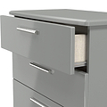 Penmere 5 Drawer Chest Grey from Roseland Furniture
