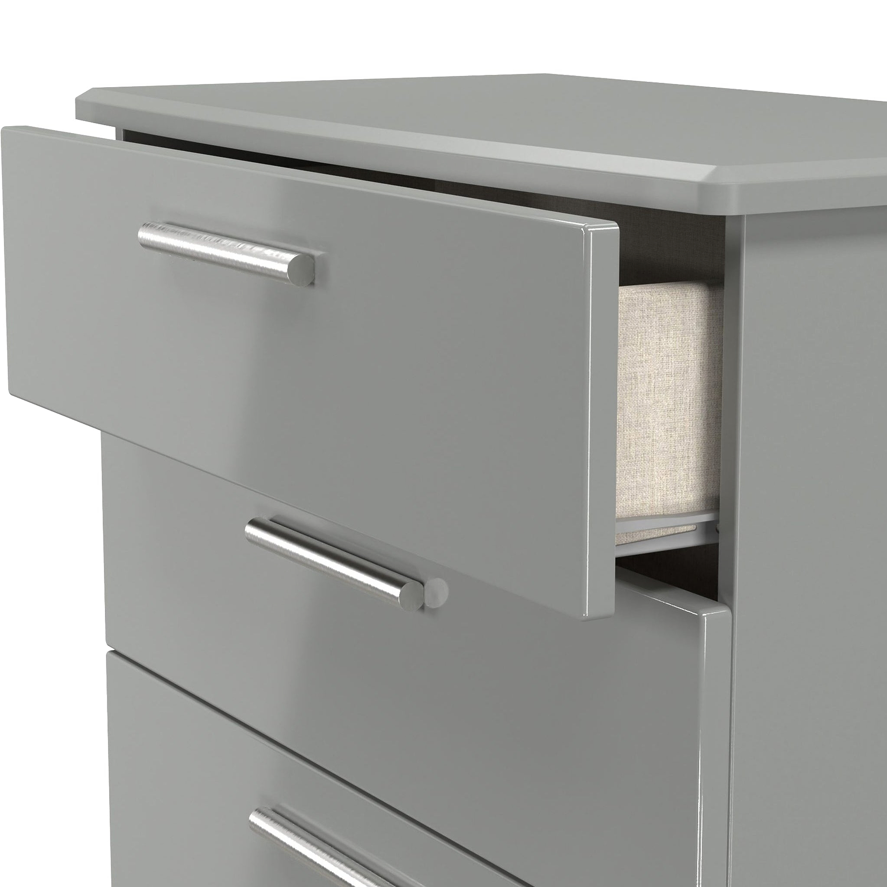 Penmere 5 Drawer Chest Grey from Roseland Furniture