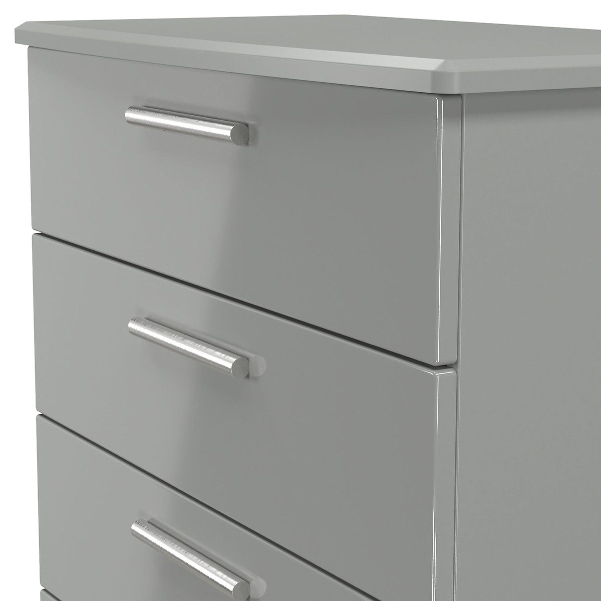 Penmere 5 Drawer Chest Grey from Roseland Furniture