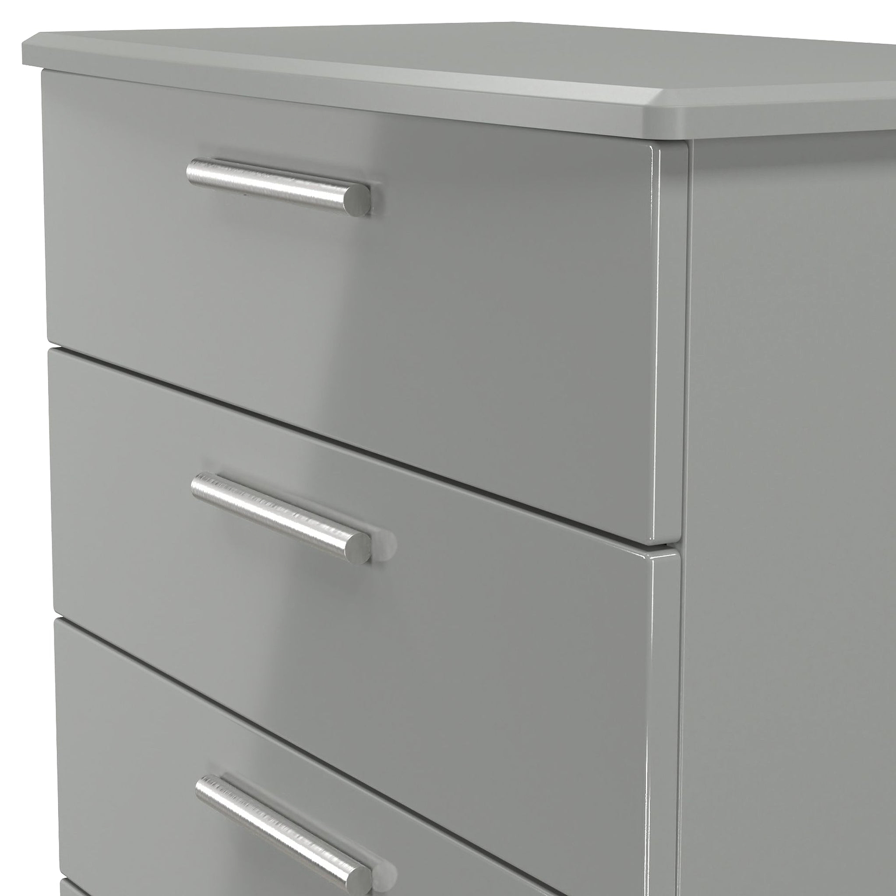 Penmere 5 Drawer Chest Grey from Roseland Furniture