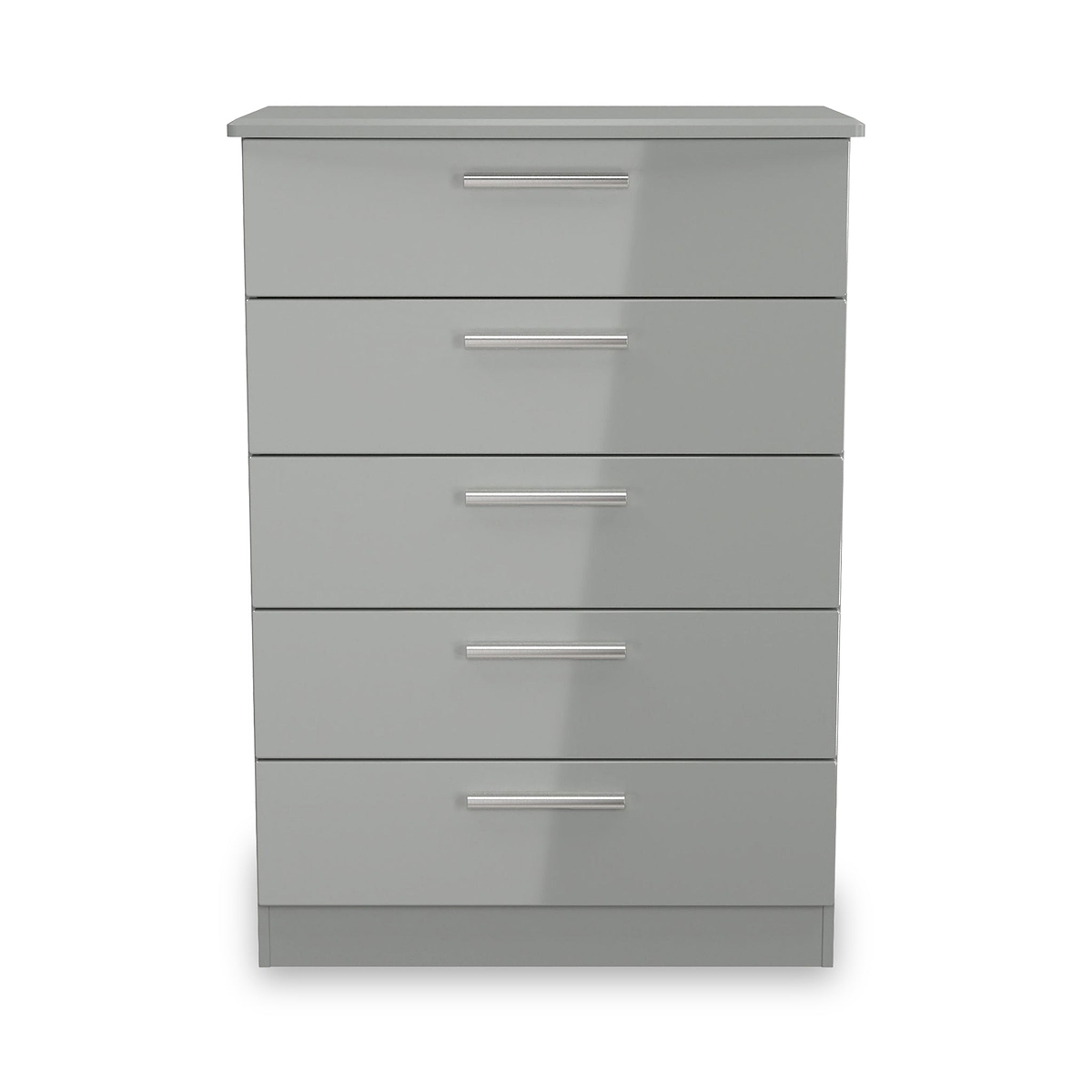 Penmere 5 Drawer Chest Grey from Roseland Furniture