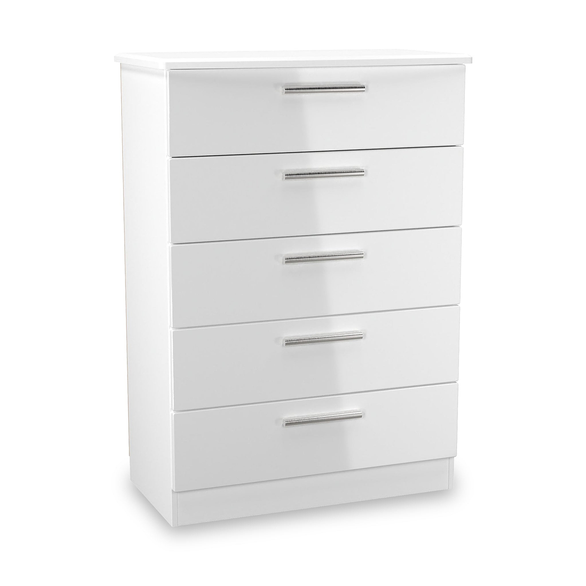 Penmere 5 Drawer Chest White from Roseland Furniture