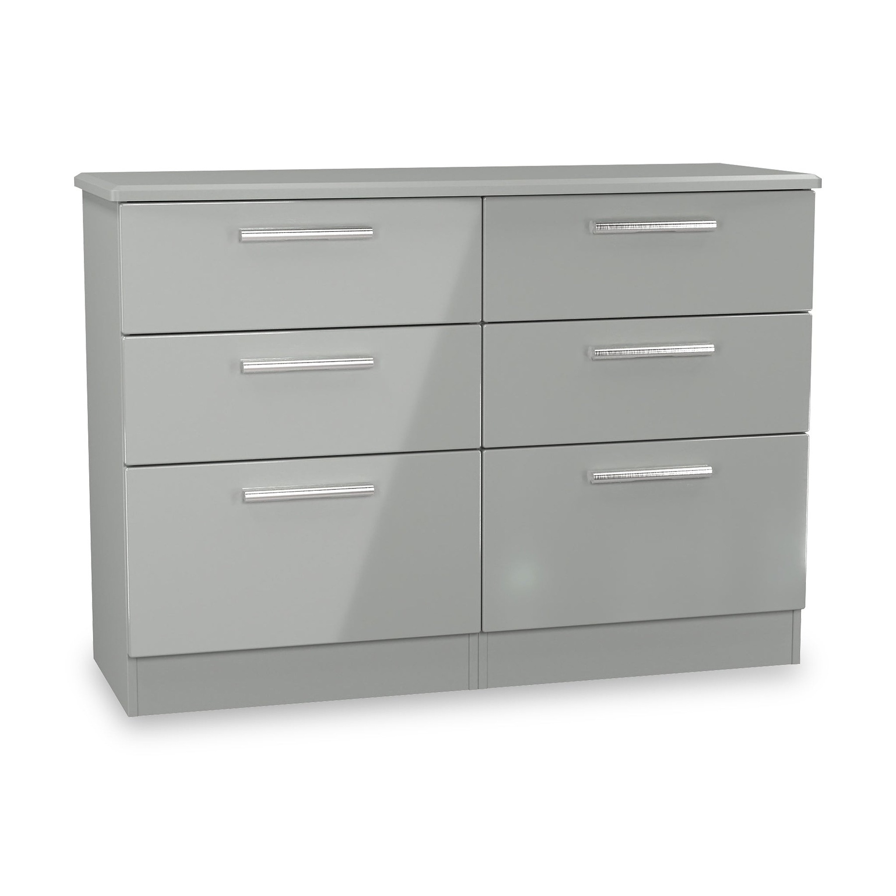 Penmere 6 Drawer Chest Grey from Roseland Furniture