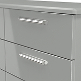 Penmere 6 Drawer Chest Grey from Roseland Furniture
