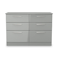 Penmere 6 Drawer Chest Grey from Roseland Furniture