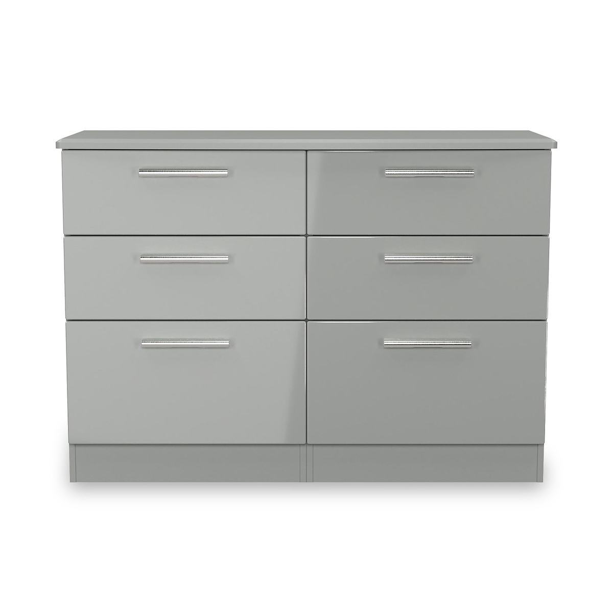 Penmere 6 Drawer Chest Grey from Roseland Furniture