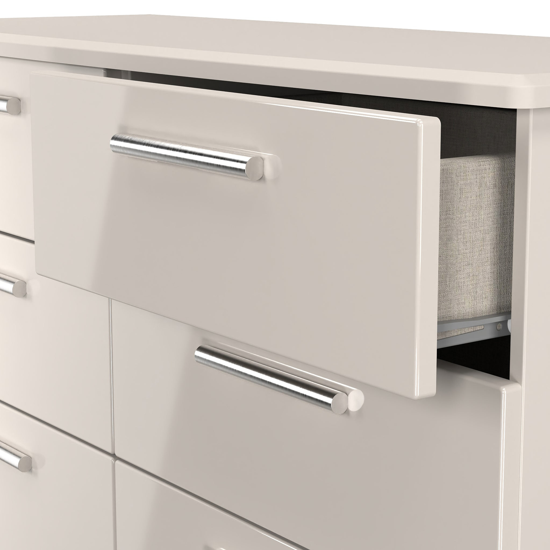 Penmere 6 Drawer Wide Chest Cashmere from Roseland Furniture