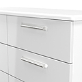 Penmere 6 Drawer Wide Chest White from Roseland Furniture