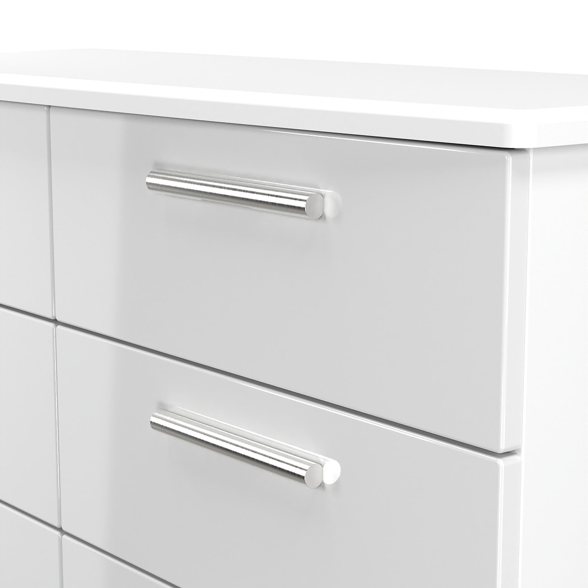 Penmere 6 Drawer Wide Chest White from Roseland Furniture