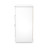 Penmere 6 Drawer Desk White from Roseland Furniture