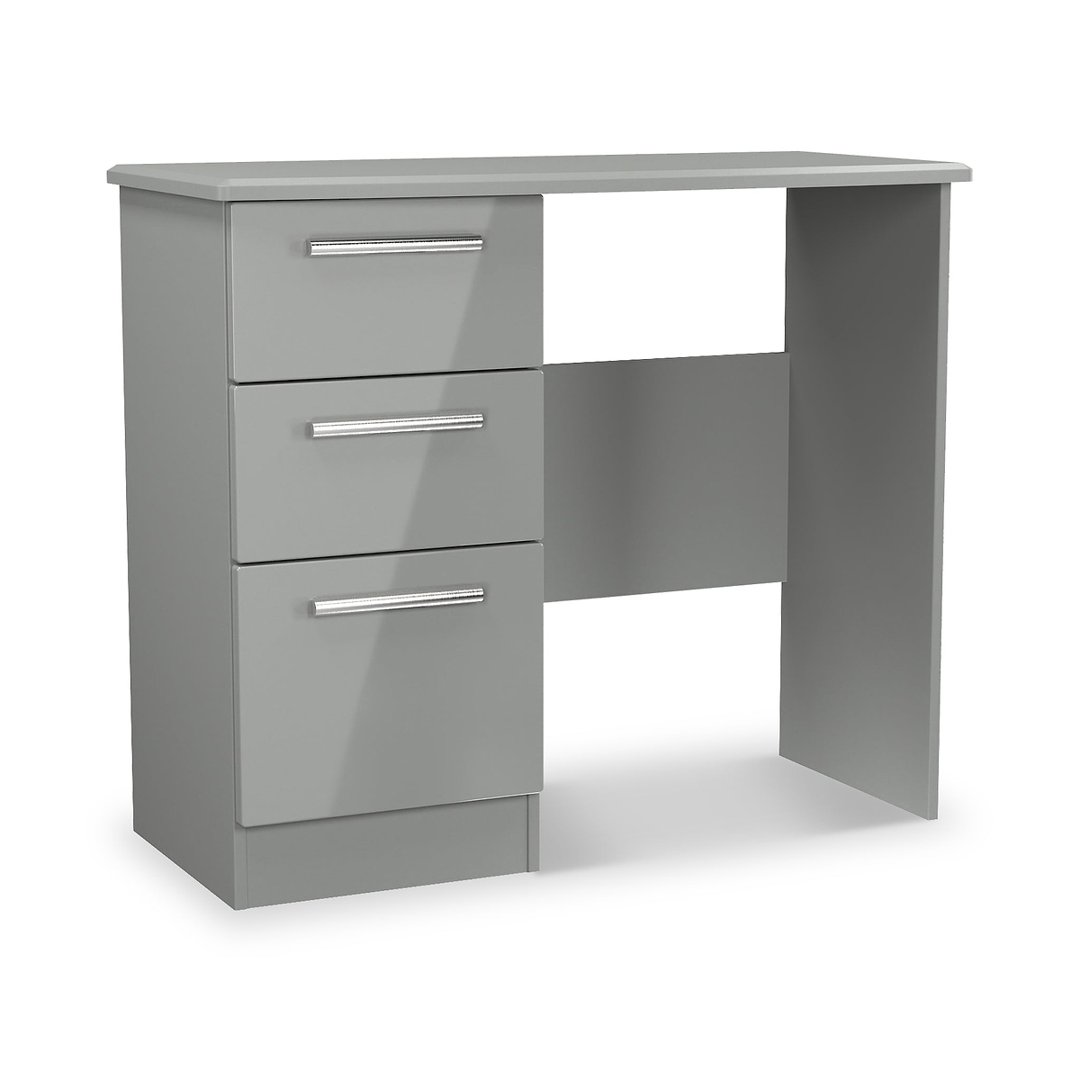 Penmere 3 Drawer Dressing Table Grey from Roseland Furniture