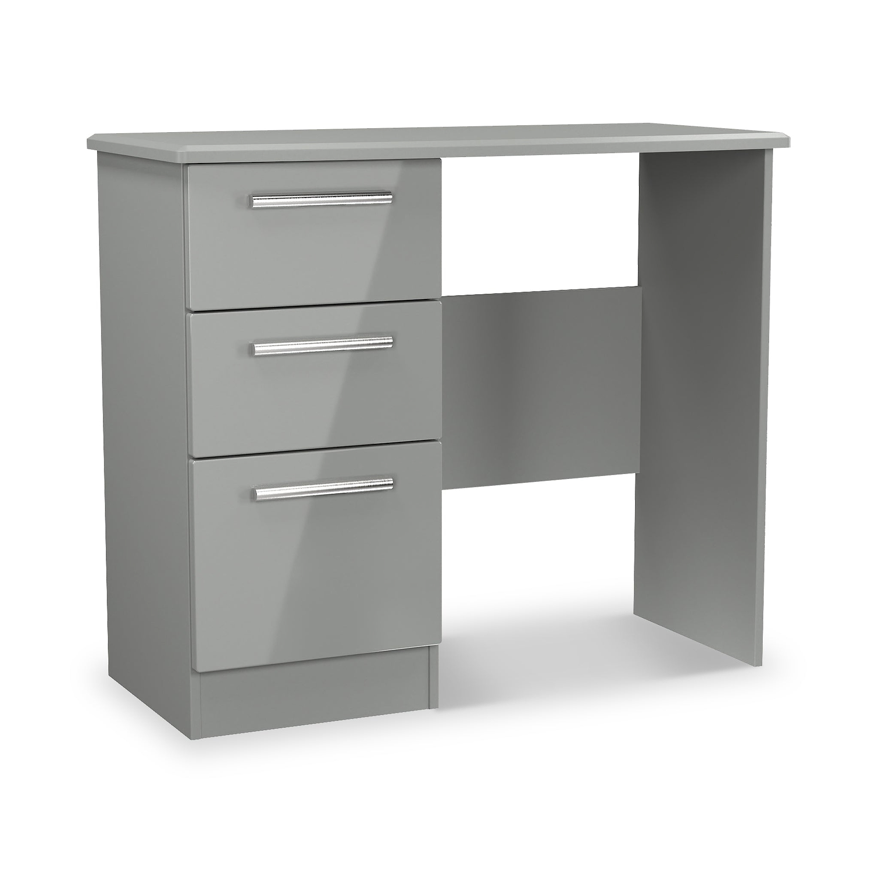 Penmere 3 Drawer Dressing Table Grey from Roseland Furniture