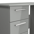 Penmere 3 Drawer Dressing Table Grey from Roseland Furniture