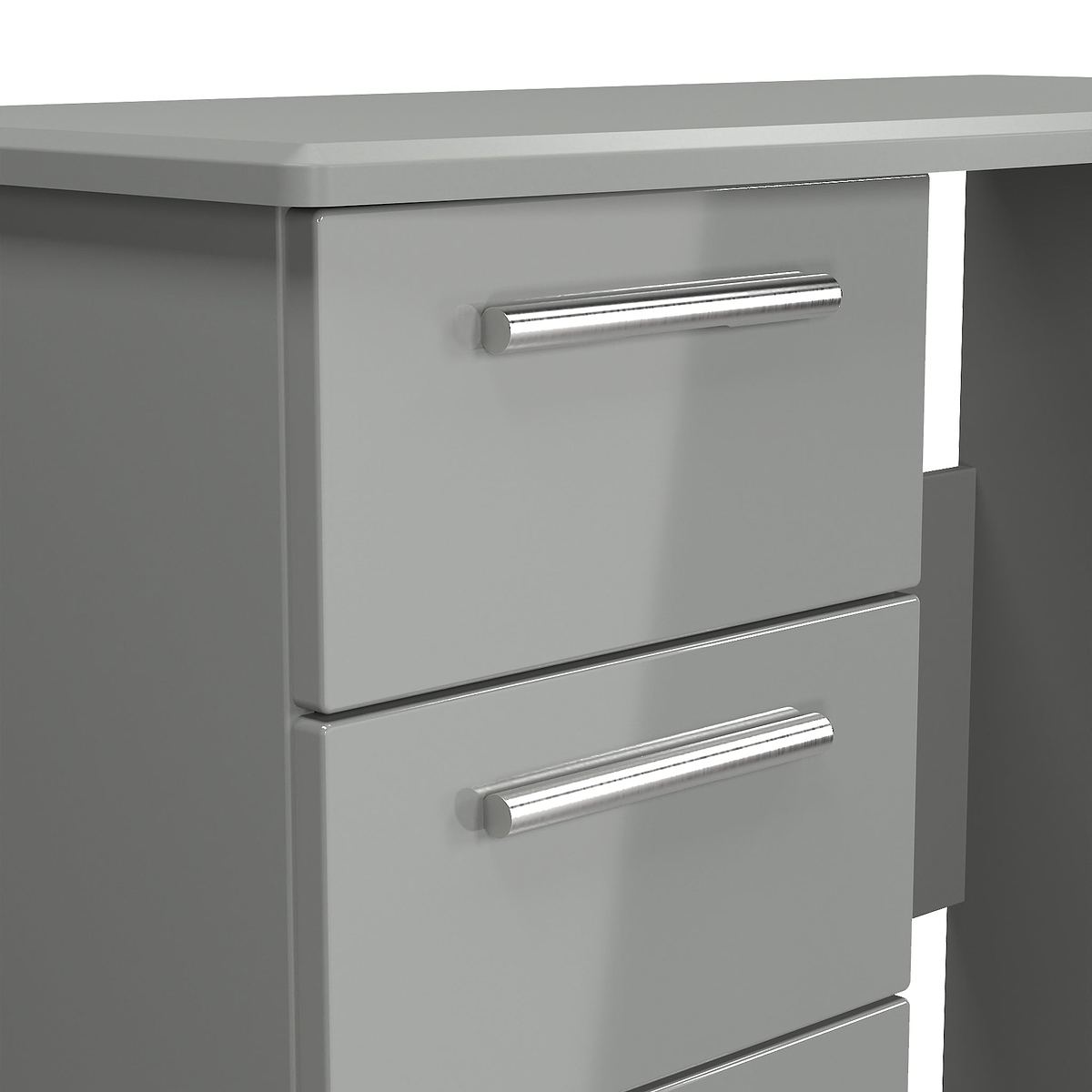Penmere 3 Drawer Dressing Table Grey from Roseland Furniture
