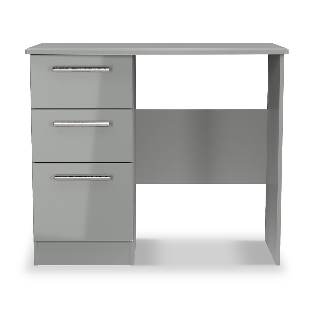Penmere 3 Drawer Dressing Table Grey from Roseland Furniture
