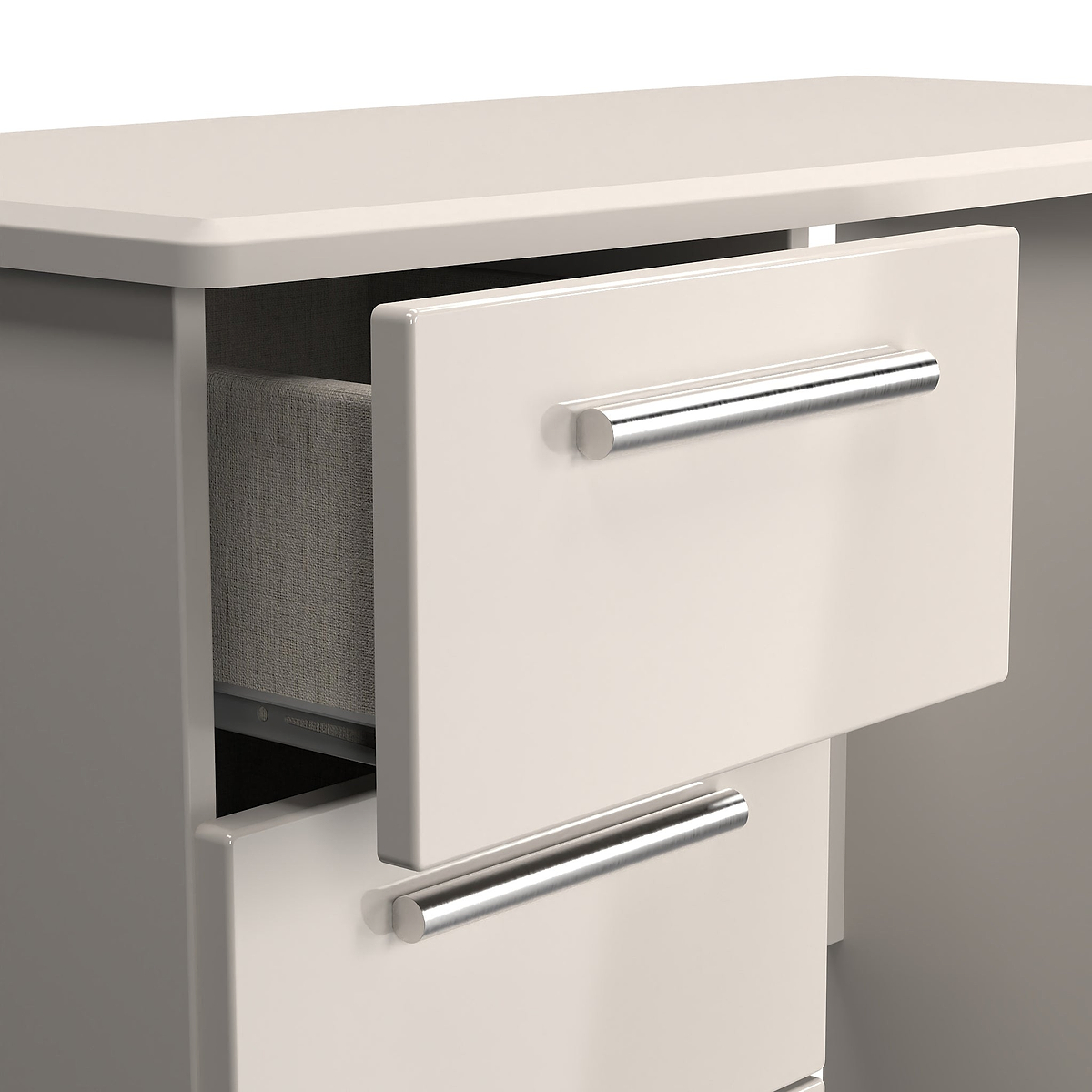 Penmere 3 Drawer Dressing Table Cashmere from Roseland Furniture