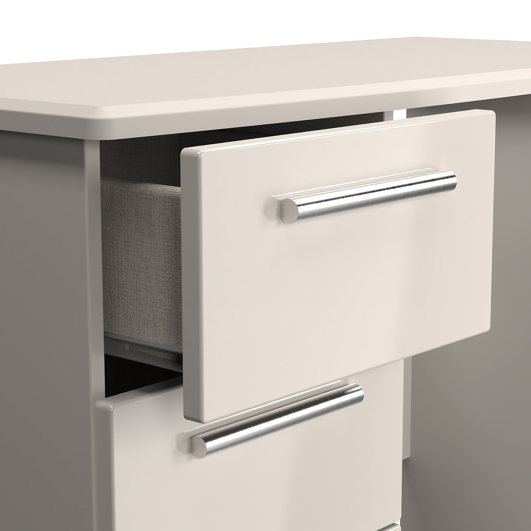 Penmere 3 Drawer Dressing Table Cashmere from Roseland Furniture
