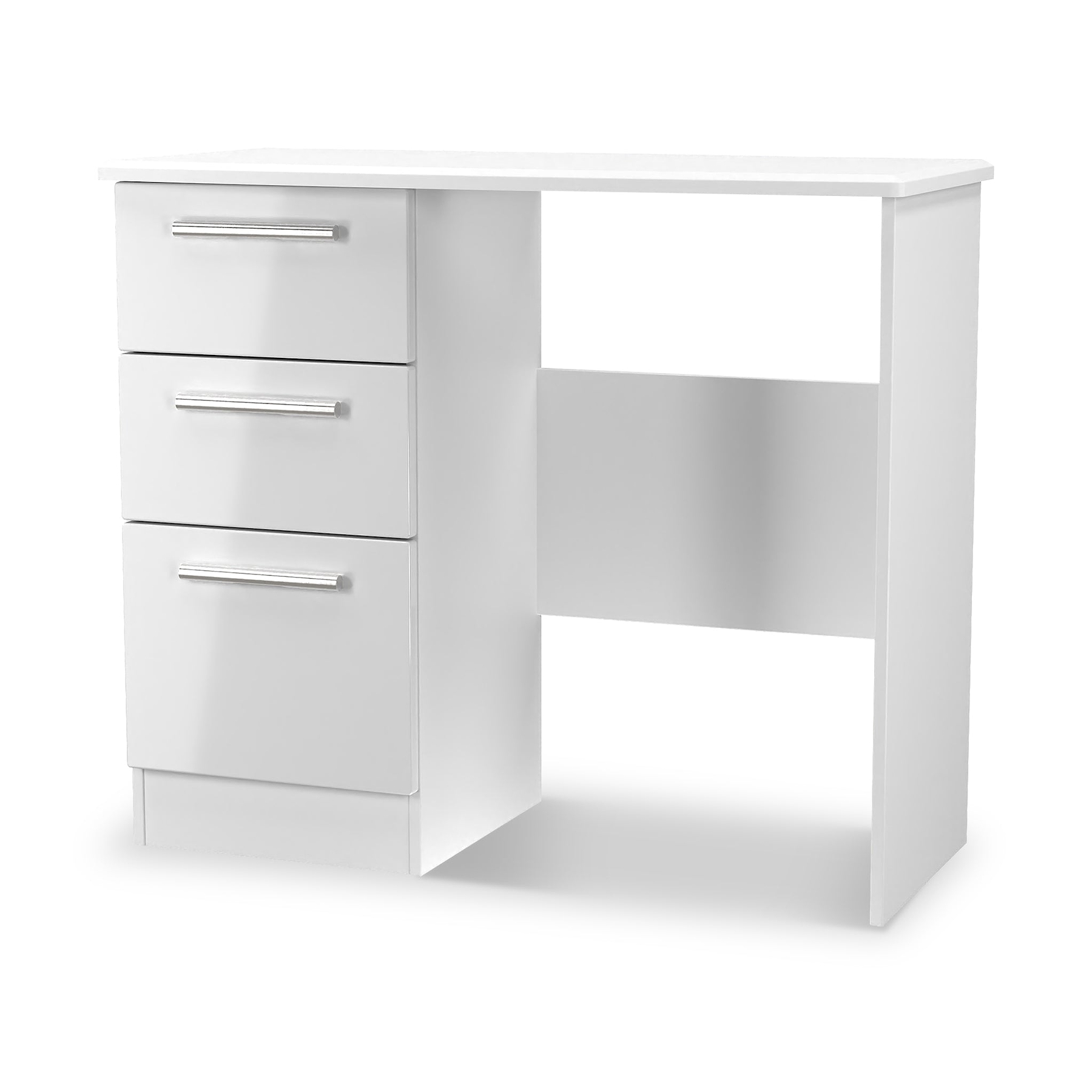 Penmere 3 Drawer Dressing Table White from Roseland Furniture